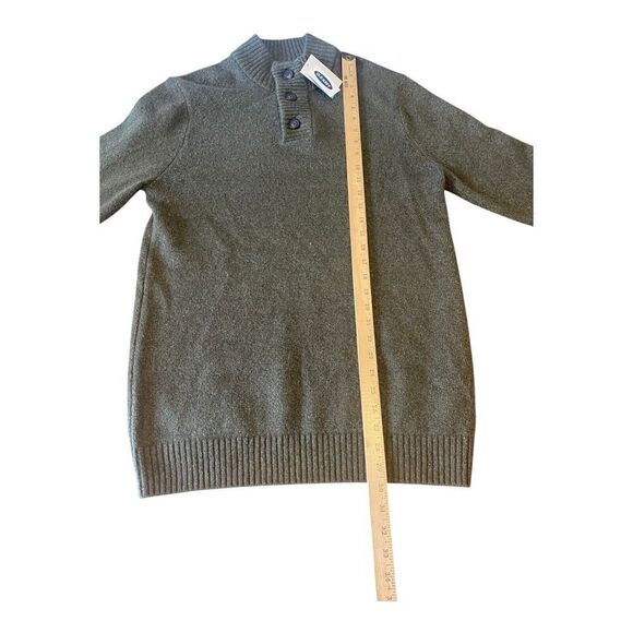 NWT Old Navy Greenish Soft Button SWEATER M Tall - Picture 8 of 10